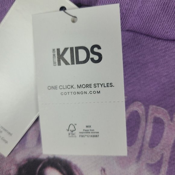 Janis Joplin‎ Milo Graphic Pullover Hoodie Grape Soda Size 2Y Youth todler - Picture 6 of 9